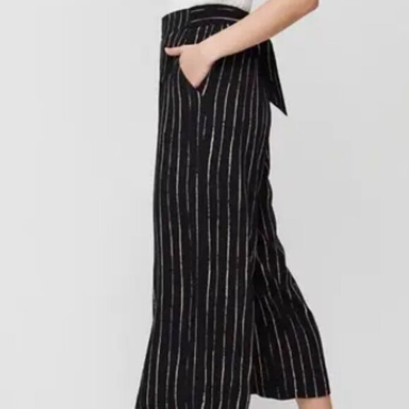 WILFRED | Aritzia Faun Striped Wide-Leg Pant | Sz. S - Picture 3 of 11
